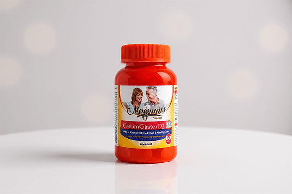 بستهبندی قرص کلسیم سیترات و د3 مگنوم ویتامینز