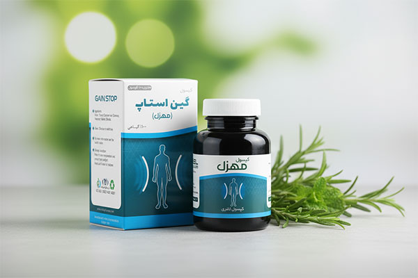 کپسول گین استاپ مهزل نیاک در بسته‌بندی جذاب