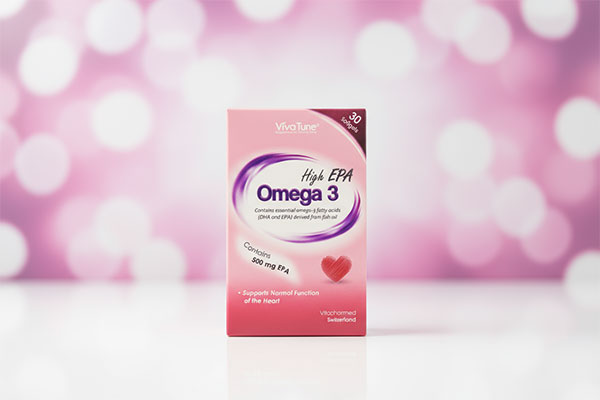 کپسول امگا 3 ای پی ای بالا ویواتیون برای سلامت قلب و مغز