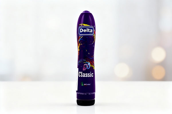 ژل لوبریکانت دلتا کلاسیک روی سطح سفید