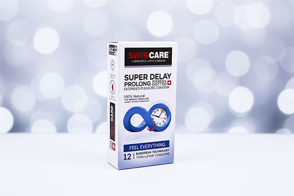 بستهبندی کاندوم فوق تاخیری سوئیس کر 12 عددی