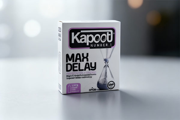 بسته‌بندی کاندوم تاخیری Max Delay کاپوت 3 عددی