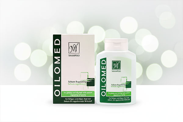 شامپو اویلومد مای کنار موهای خیس