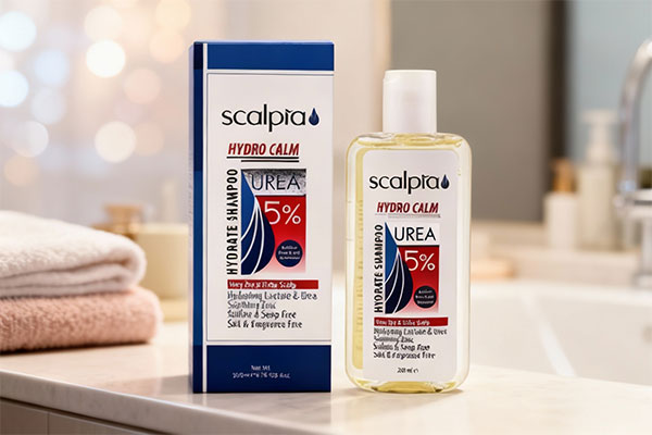 شامپو اوره 5 درصد اسکالپیا برای پوست و موی خشک