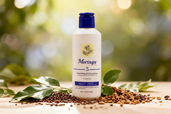 شامپو موی فر مورینگا با عناصر طبیعی