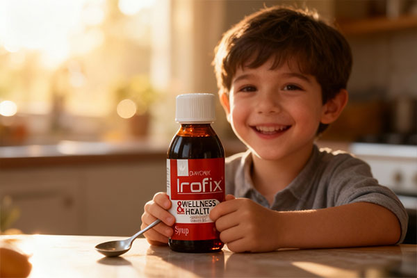 مصرف شربت Irofix برای کودکان با طعم دلپذیر