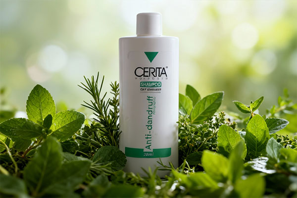 شامپو ضد شوره سریتا برای موهای چرب با مواد طبیعی