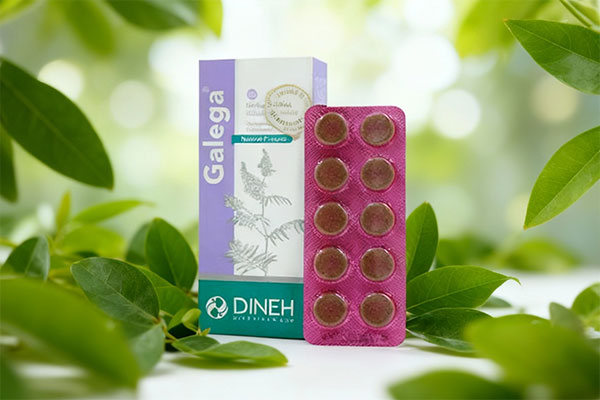 قرص Galega دینه با ترکیبات گیاهی