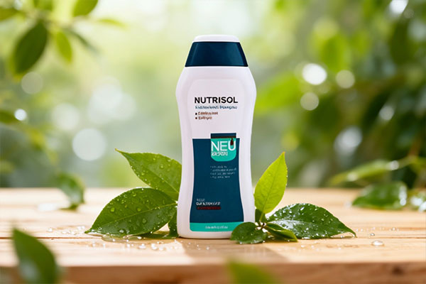 شامپو ضد شوره نوتریسل نئودرم در کنار عناصر طبیعی