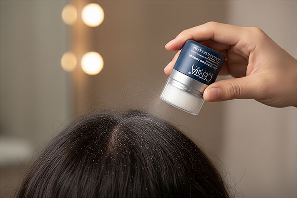 کاربرد شامپو خشک سریتا روی موها