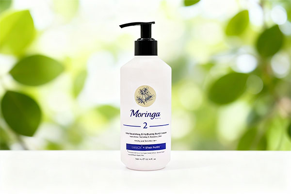 لوسیون بدن پوست خشک مورینگا 2 امو برای آبرسانی پوست