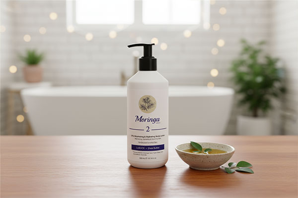 لوسیون بدن مورینگا 2 برای تسکین و تغذیه پوست