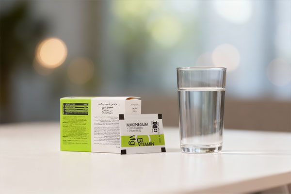 ساشه منیزیم ام پلاس برای کاهش اسپاسم عضلانی