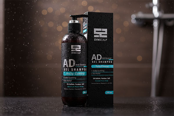 ژل شامپو ضد شوره روزانه ساین اسکین با قطرات آب