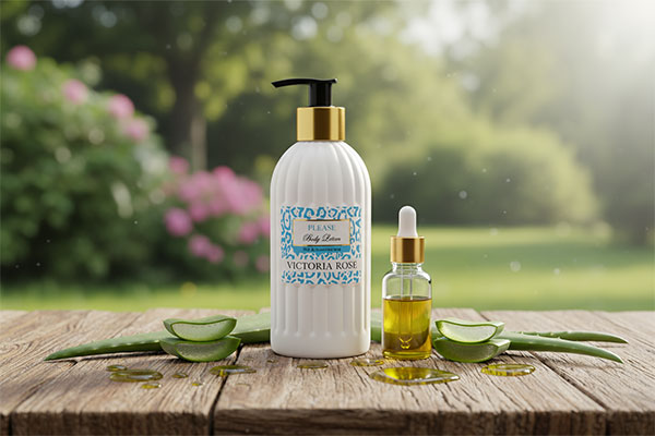 لوسیون بدن پلیز ویکتوریا رز همراه با مواد طبیعی