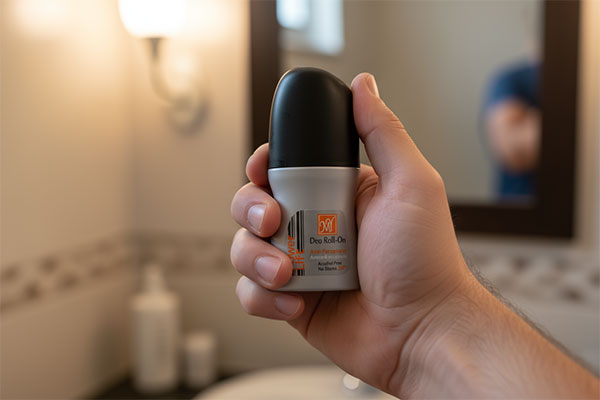 مام رول ضد تعریق مردانه پاور لیفت مای روی پوست