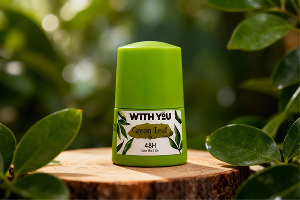 مام گرین لیف ویت یو با برگ‌های سبز در پس‌زمینه