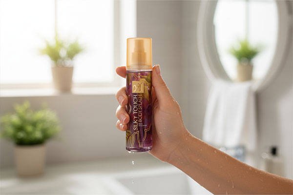 بادی اسپلش زنانه سیلکی تاچ مای با رایحه شرقی