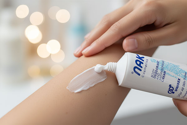 کاربرد کرم ضد تعریق ناک روی پوست
