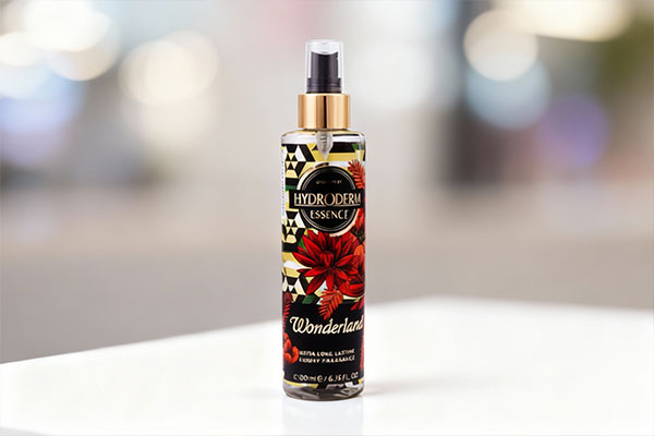 بادی اسپلش زنانه Wonderland هیدرودرم روی سطح سفید