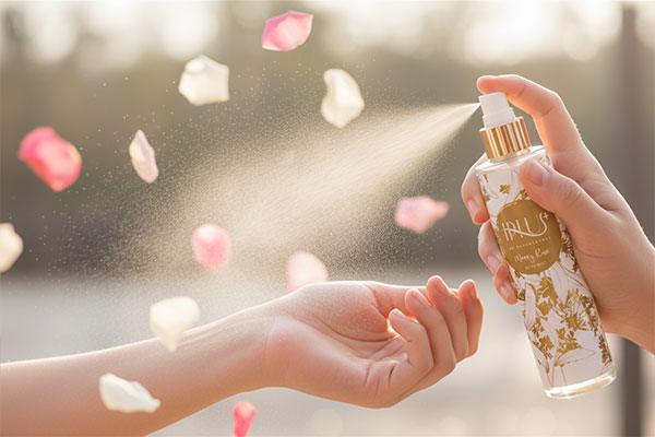 استفاده از بادی اسپلش آی پلاس مری رز برای خوشبویی و طراوت