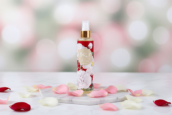 اسپری بادی اسپلش زنانه ولوت رز آی پلاس با گلبرگ‌های رز