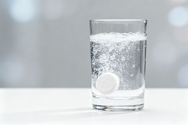 قرص جوشان اوپتی مگ در حال حل شدن در آب