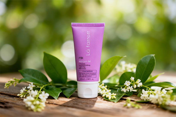 ژل ترک پا لافارر در کنار عناصر طبیعی