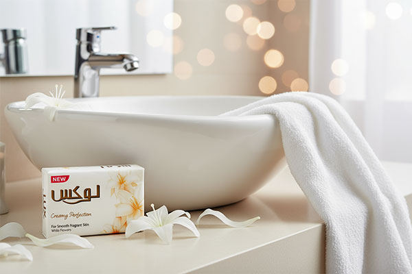 صابون لوکس سفید مناسب پوست خشک و معمولی