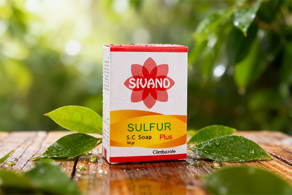 صابون گوگرد سیوند در کنار عناصر طبیعی