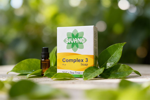 صابون کمپلکس 3 سیوند با عناصر طبیعی مراقبت از پوست