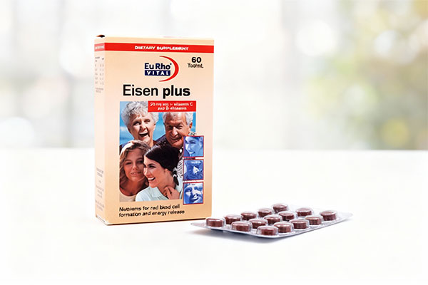 قرص آیزن پلاس یوروویتال برای درمان کمخونی