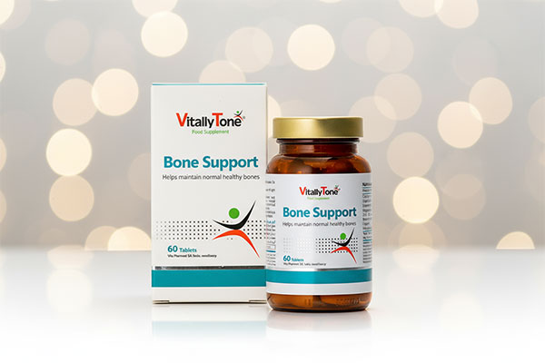 تصویر قرص بون ساپورت ویتالی تون روی سطح سفید