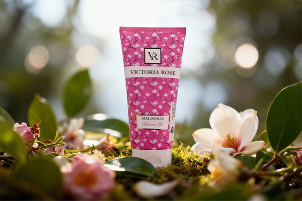 شاور ژل مگنولیا ویکتوریا رز با عناصر طبیعی