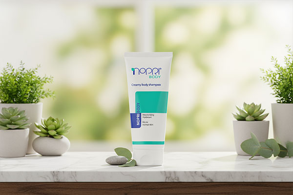 بستهبندی شامپو بدن کرمی نوپری بادی نوپریت