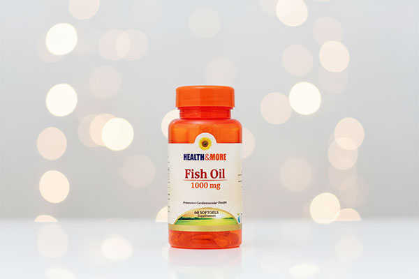 کپسول روغن ماهی 1000 هلث اند مور در بستهبندی قوطی پلاستیکی