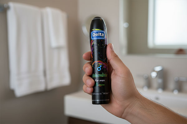 ژل حجم دهنده ولومایزر دلتازکس در دست