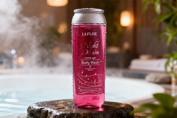 شامپو بدن نایت دریم لپیور با قطرات آب