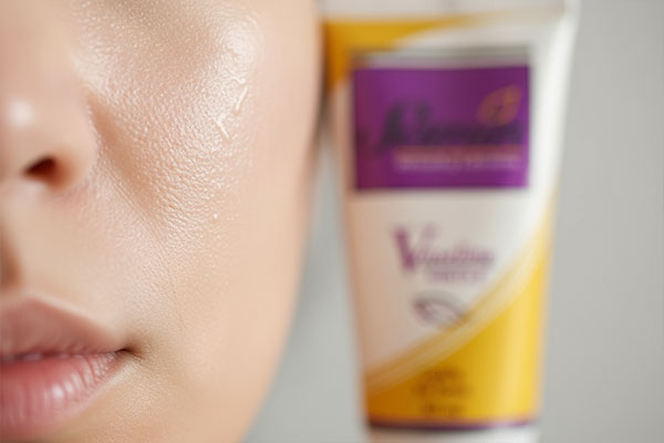 پوست نرم و مرطوب با استفاده از وازلین ویتامین ای