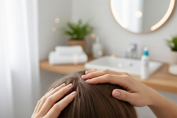 کاربرد تونیک ضد ریزش سیسپرسا روی پوست سر