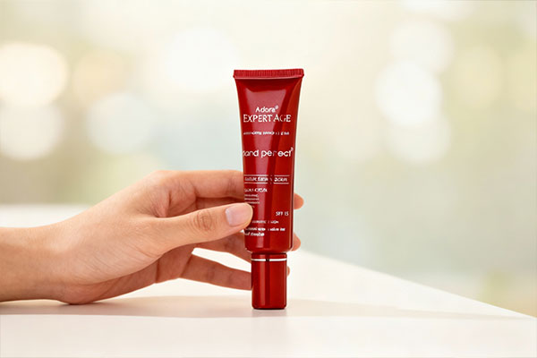 کرم دست آردن اکسپرت ایج در دست برای مراقبت از پوست