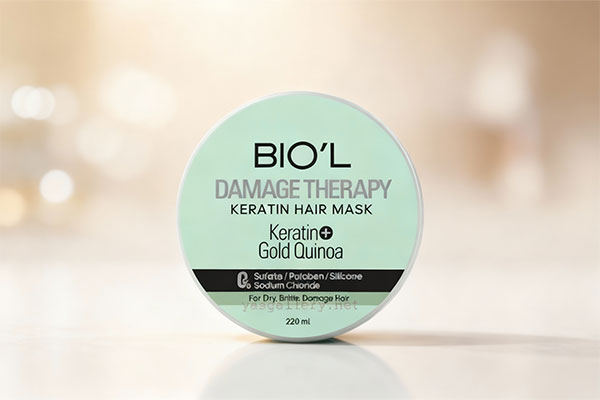 ماسک مو کراتین و کینوا دمیج تراپی بیول برای موهای خشک