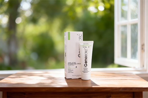 کرم آبرسان ضد آکنه سبوژن ژنوبایوتیک با عناصر طبیعی