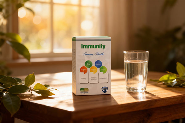 کپسول تقویت سیستم ایمنی با آب و عناصر طبیعی