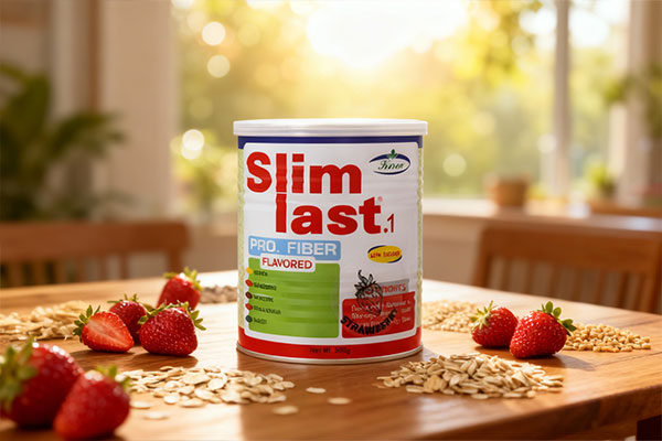 پودر اسلیم لست 1 کارن همراه با مواد غذایی سالم