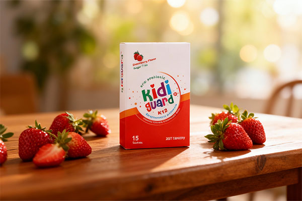 پودر کیدی گارد زیست تخمیر با طعم توت فرنگی