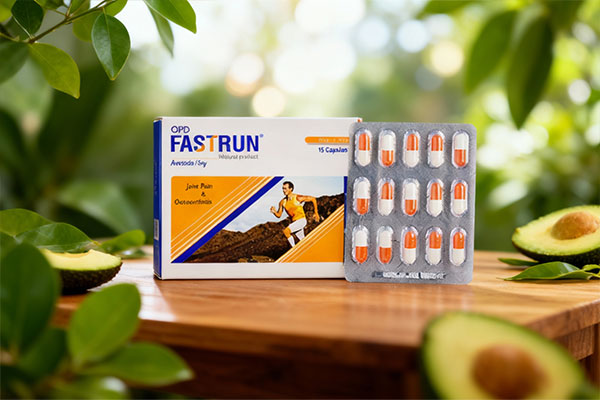 کپسول فست ران او پی دی فارما در کنار عناصر طبیعی