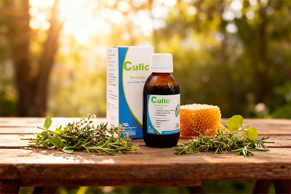 شربت کالیک نوتک فار در کنار گیاهان دارویی و عسل